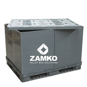 caja-palé de plástico