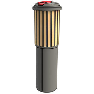 cubo de basura de plástico