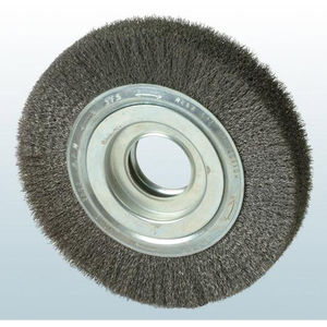 cepillo circular / de limpieza / de desbastado / metálico
