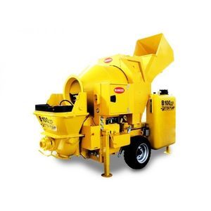 bomba para hormigón montada en remolque