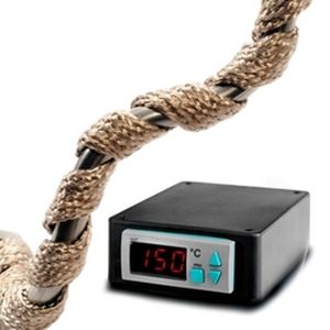 cinta calefactora con funda de fibra de vidrio