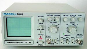 osciloscopio analógico