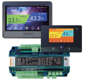 controlador y limitador de temperatura con control de humedad / digital / para HVAC