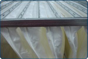 filtro de aire / multibolsas / para filtración fina / de material sintético