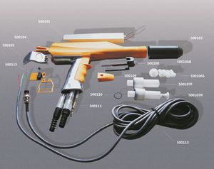 pistola de polvo