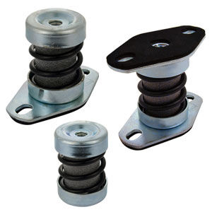 soporte antivibratorio cilíndrico