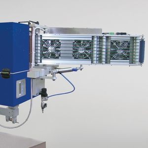 máquina de impresión-colocación de etiquetas de transferencia térmica / monocroma / para etiquetas / para cartón