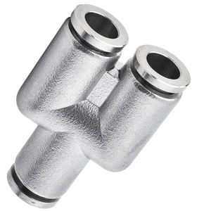 racor push-in / push-to-lock / en Y / hidráulico