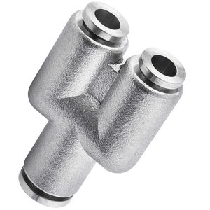 racor push-in / push-to-lock / en Y / hidráulico