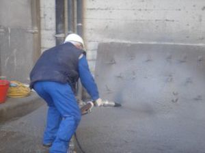 máquina de proyección hormigón