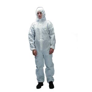traje de trabajo / de protección química / impermeable / de eliminación del amianto