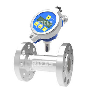 caudalímetro de turbina / para líquido / de brida / IP65