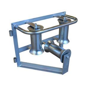 bobina para tendido de cables con rodillo de acero 1
