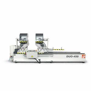 tronzadora doble cabezal para PVC 1