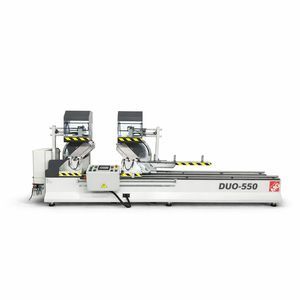tronzadora doble cabezal para PVC 1