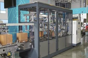 máquina para la reducción de la altura de la caja automática 1