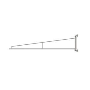 grúa pluma triangular