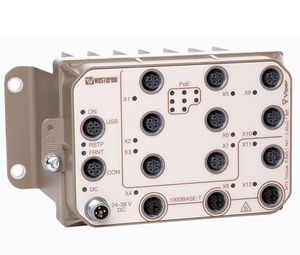 conmutador Ethernet administrable / 12 puertos / PoE / industrial