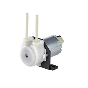 bomba para productos agroalimentarios / con motor DC / autocebante / peristáltica
