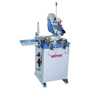 sierra ingletadora / para aluminio / para PVC / monocabezal