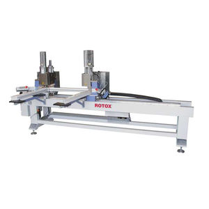 máquina de soldar con calces calefactores / AC / controlada por PLC / para perfiles