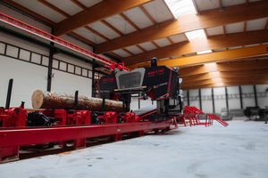 línea de sierra para productos de grandes dimensiones