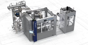 máquina de llenado de latas
