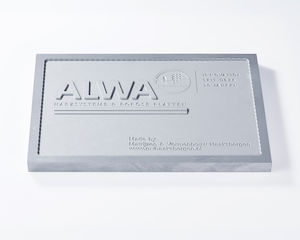 placa de aluminio