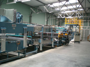 línea de extrusión de perfiles