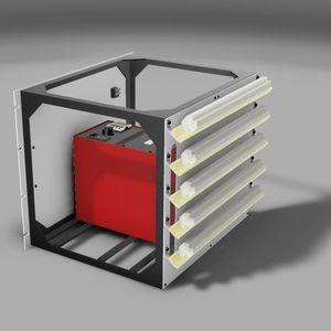 caja de empalme rack de 19" 1