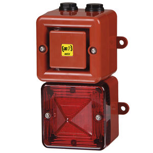 difusor de alarma sonora con luz de señalización 1