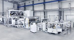 línea de extrusión de película plana 1