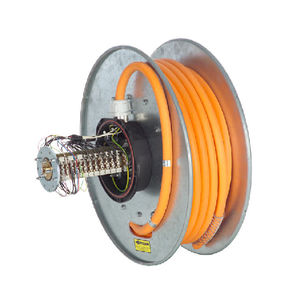 enrollador de cables / retráctil / fijo / abierto