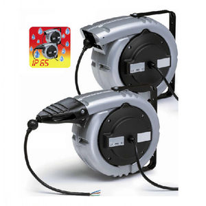 enrollador para cable eléctrico / retráctil / fijo / giratorio