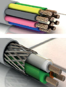 cable eléctrico de alimentación / aislado / redondo / tipo LIYCY