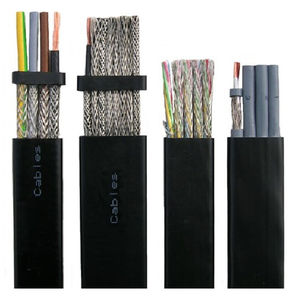 cable eléctrico de alimentación / aislado / blindado / plano