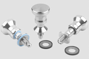 posicionador retráctil de acero inoxidable