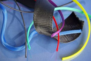 funda de protección / trenzada / para cables / de poliéster