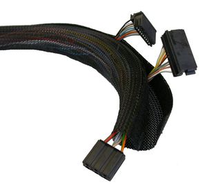 funda trenzada / para cables / para cables eléctricos / de poliéster