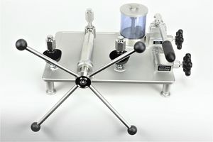 comparador de presión hidráulico / para calibración de presión