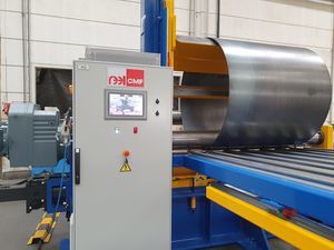 máquina curvadora rodaje