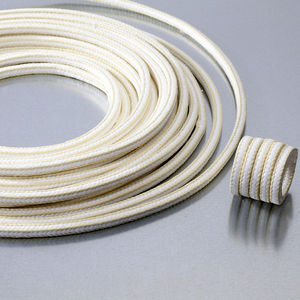 empaquetadura trenzada de PTFE / de hilo de aramida / resistente a los productos químicos / para la industria química