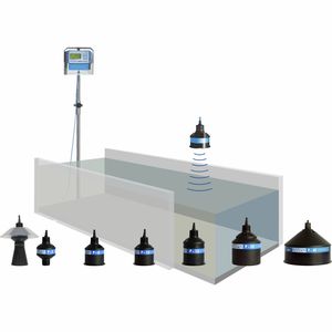 sensor de nivel por ultrasonidos / para líquido / para tanque