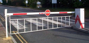 barrera de estacionamiento
