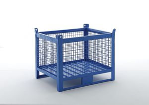 caja-palé de metal
