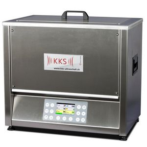 cuba de acero inoxidable / de limpieza por ultrasonido / de enjuague / industrial