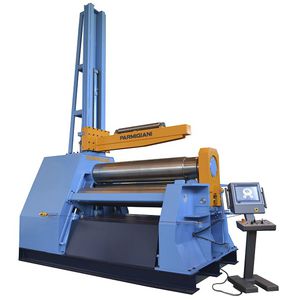 máquina roladora de 4 rodillos / hidráulica / para altas cargas / CNC