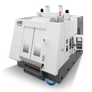 centro de mecanizado CNC 5 ejes / horizontal / con mesa rotativa abatible / multihusillos