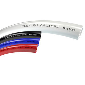 Tubo flexible de Plástico con calibración exterior color Azul Tipo