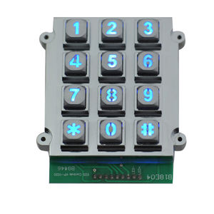 teclado numérico 12 teclas